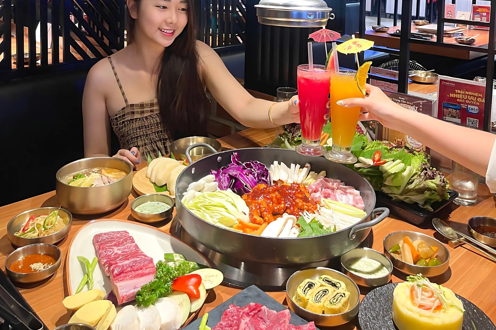 King BBQ có thực đơn đa dạng